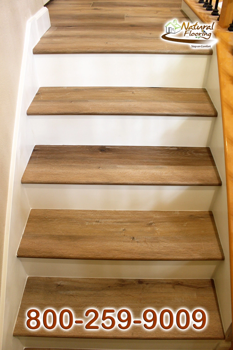 Closed Step White Riser White Skirtboard