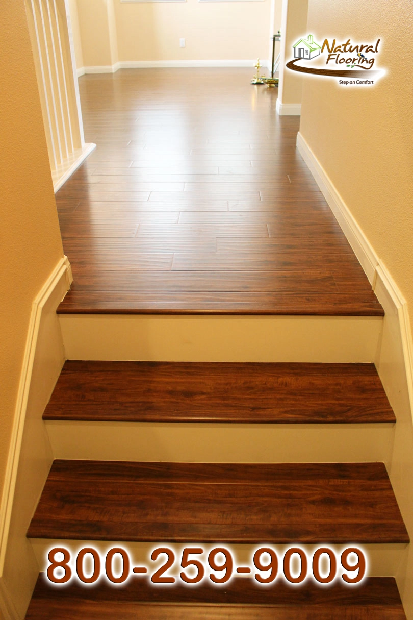 Closed Step White Riser White Skirtboard