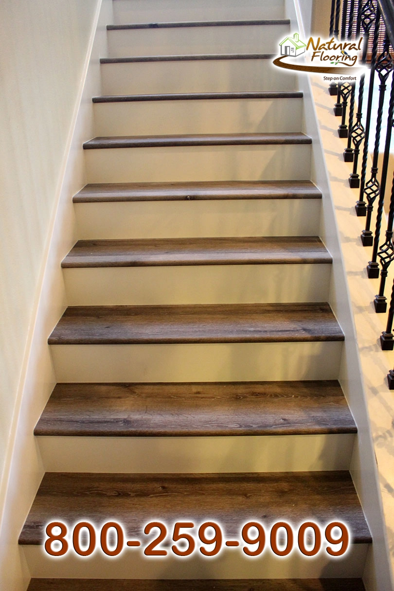 Closed Step White Riser White Skirtboard