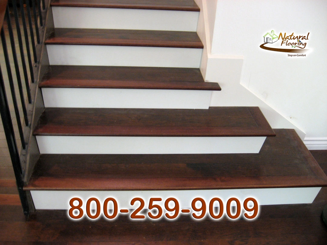 Closed Step White Riser White Skirtboard