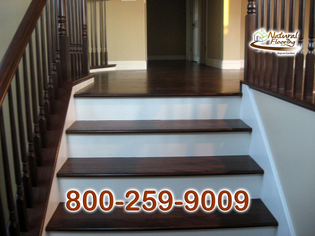 Closed Step White Riser White Skirtboard