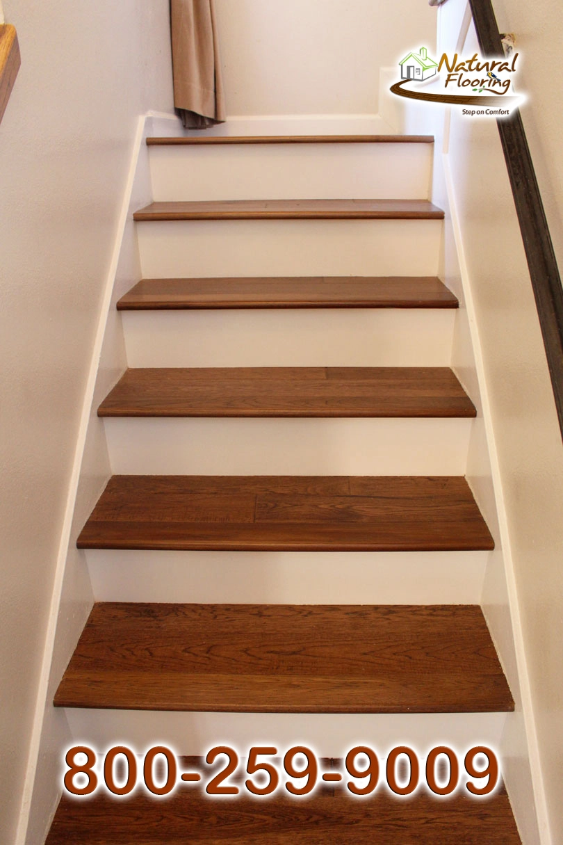 Closed Step White Riser White Skirtboard