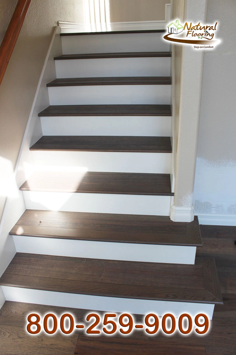 Closed Step White Riser White Skirtboard