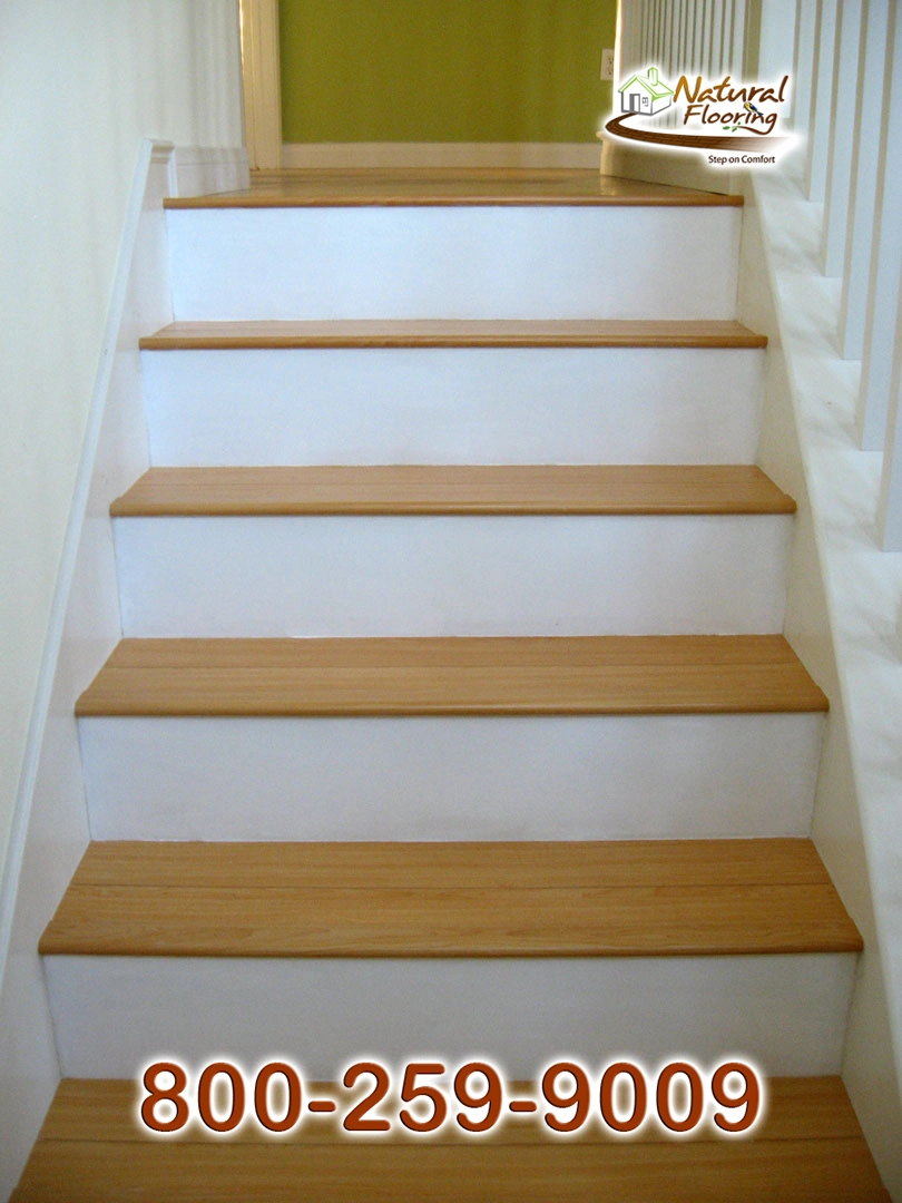 Closed Step White Riser White Skirtboard