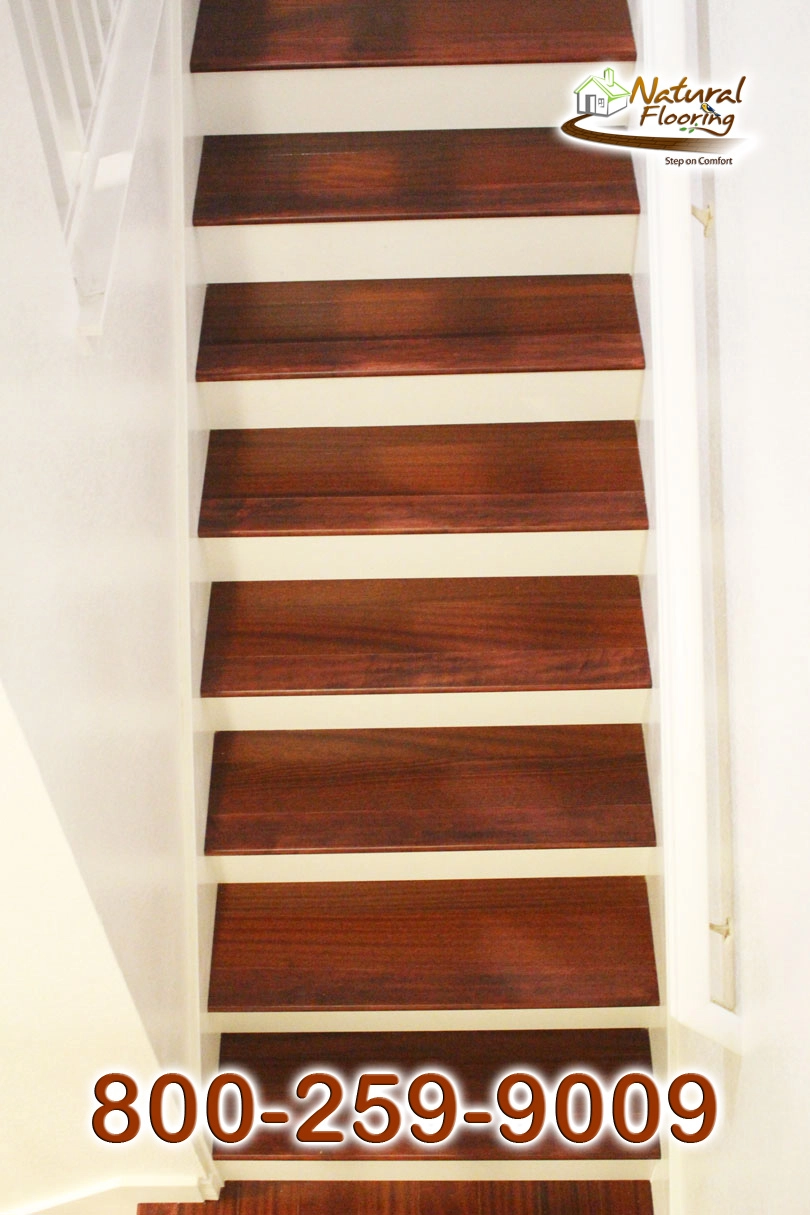 Closed Step White Riser White Skirtboard