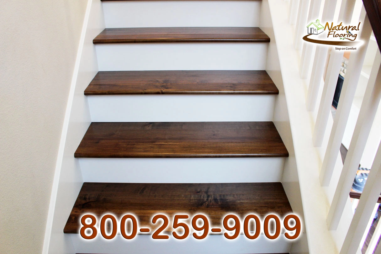 Closed Step White Riser White Skirtboard