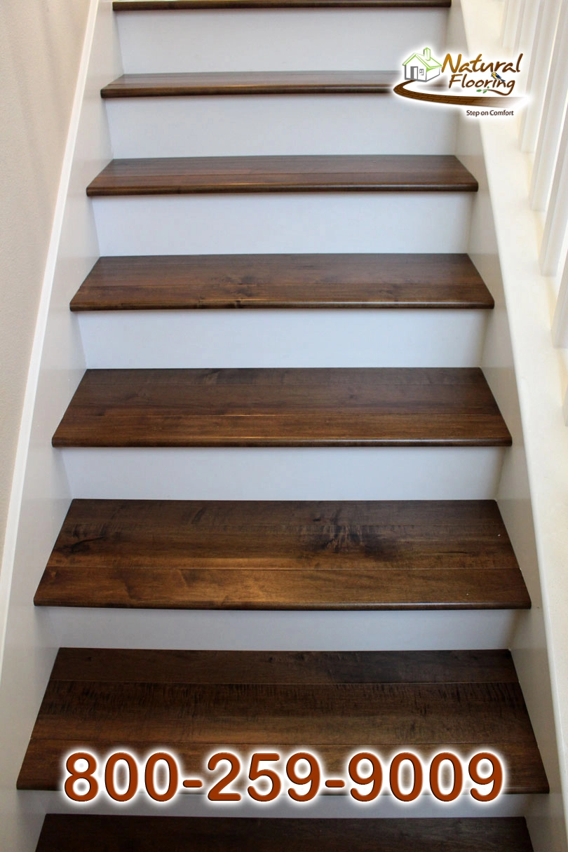 Closed Step White Riser White Skirtboard