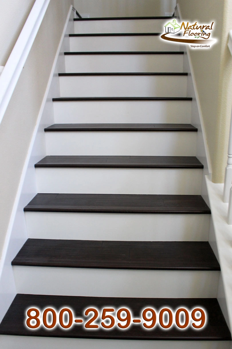 Closed Step White Riser White Skirtboard