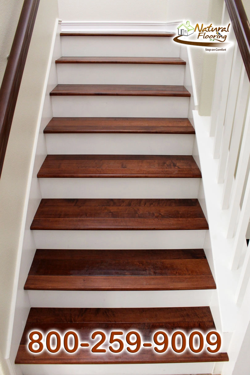 Closed Step White Riser White Skirtboard
