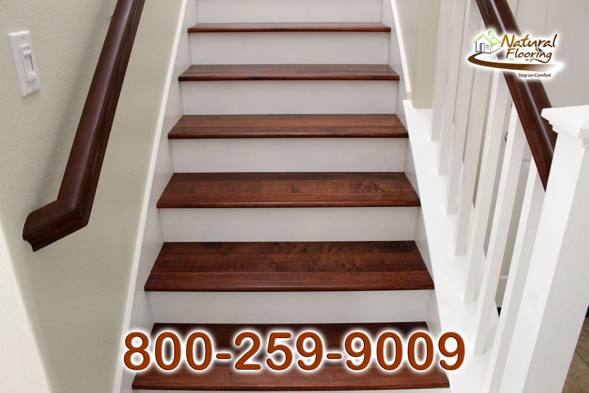 Closed Step White Riser White Skirtboard