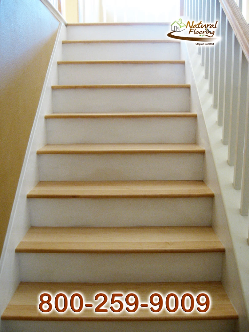 Closed Step White Riser White Skirtboard