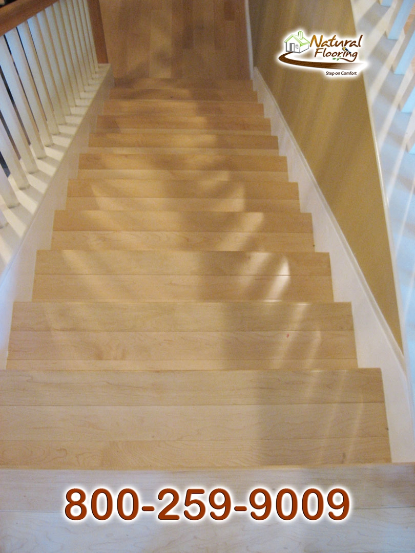 Closed Step White Riser White Skirtboard