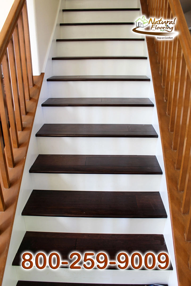 Closed Step White Riser White Skirtboard