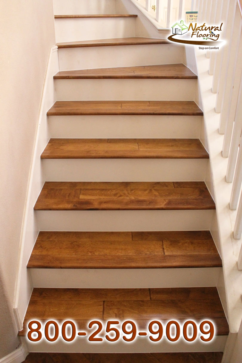 Closed Step White Riser White Skirtboard