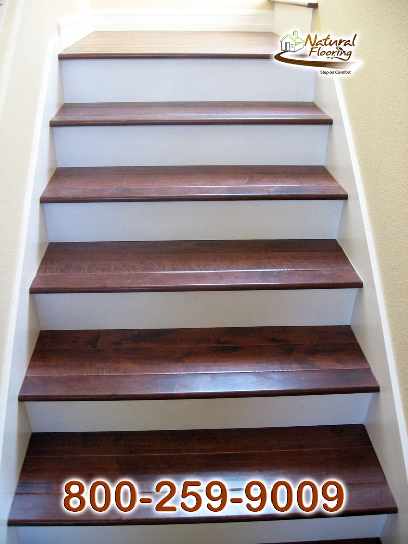 Closed Step White Riser White Skirtboard