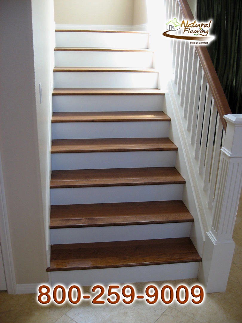 Closed Stairs, White Riser with White Skirtboard