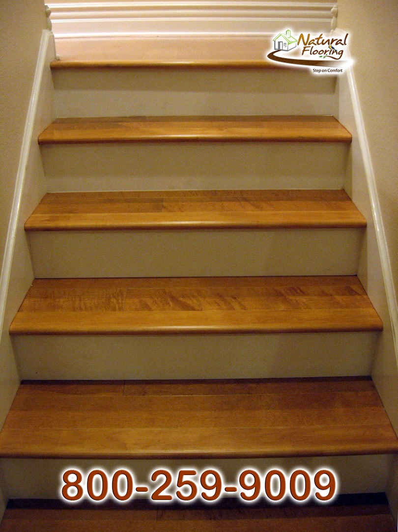Closed Step White Riser White Skirtboard