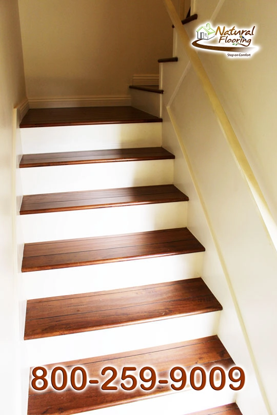 Closed Step White Riser White Skirtboard