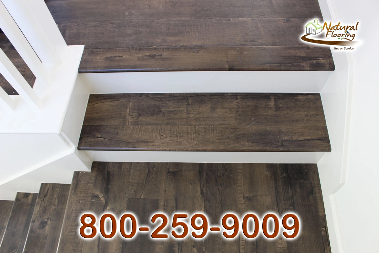 Closed Step White Riser White Skirtboard