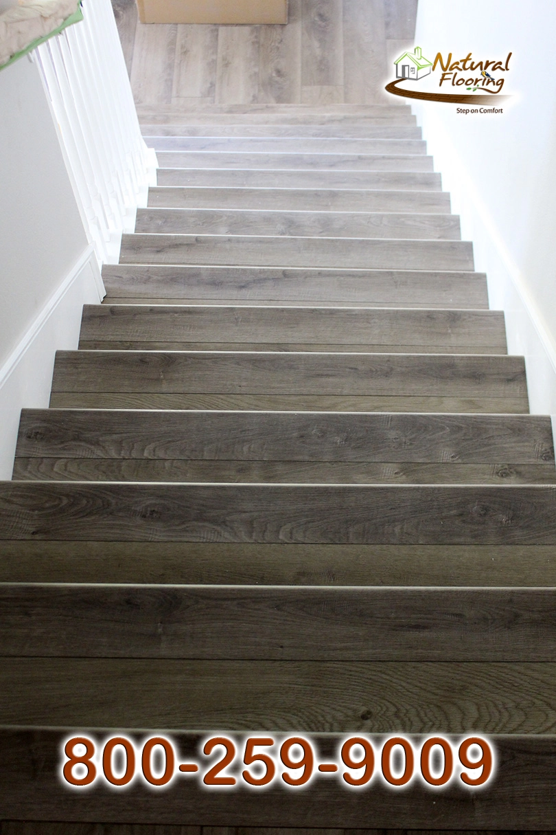 Closed Step White Riser White Skirtboard