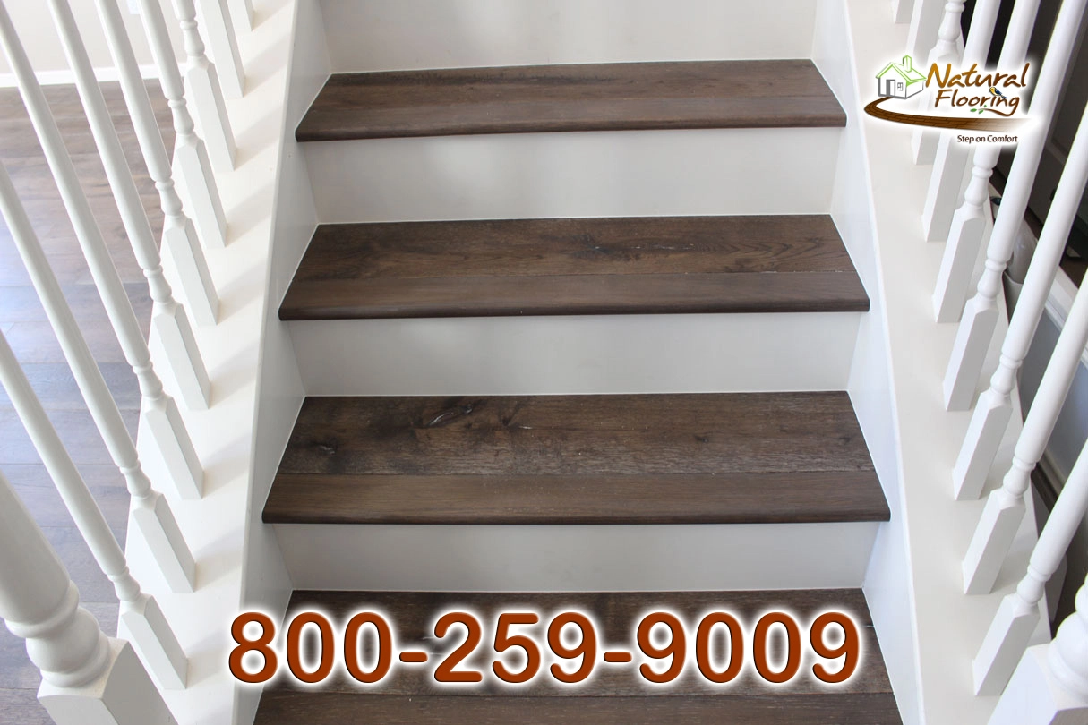 Closed Step White Riser White Skirtboard