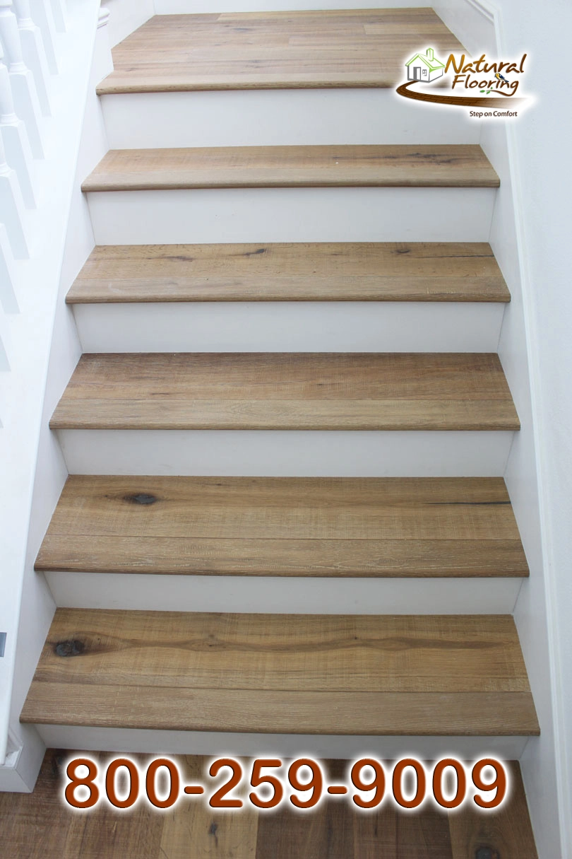 Closed Step White Riser White Skirtboard