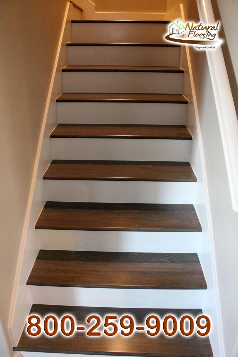 Closed Step White Riser White Skirtboard