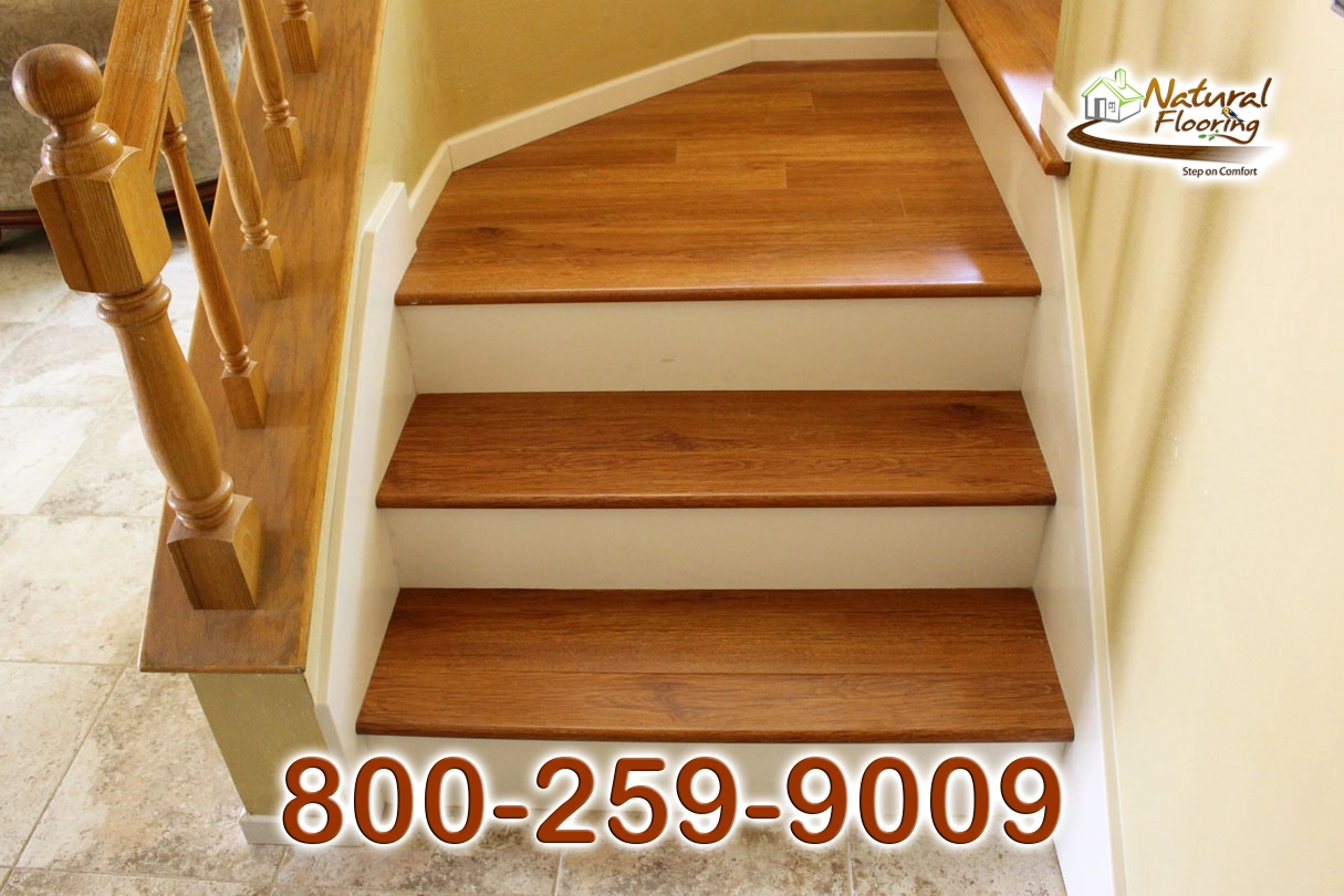 Closed Step White Riser White Skirtboard