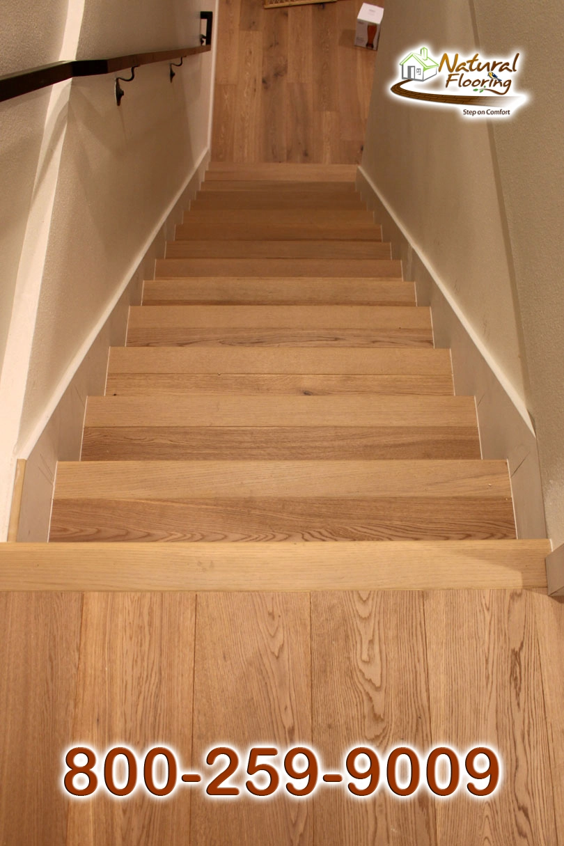 Closed Step White Riser White Skirtboard