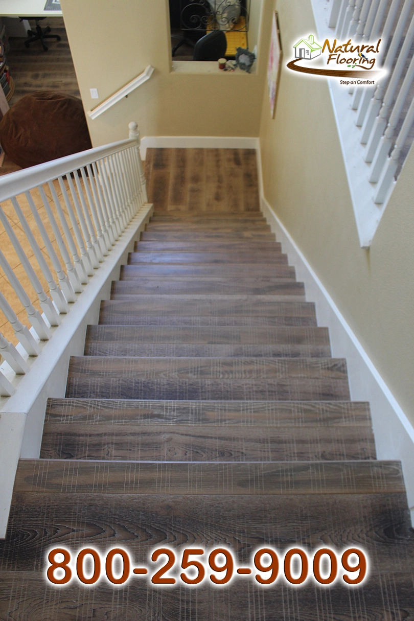 Closed Step White Riser White Skirtboard