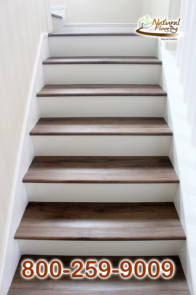 Closed Step White Riser White Skirtboard