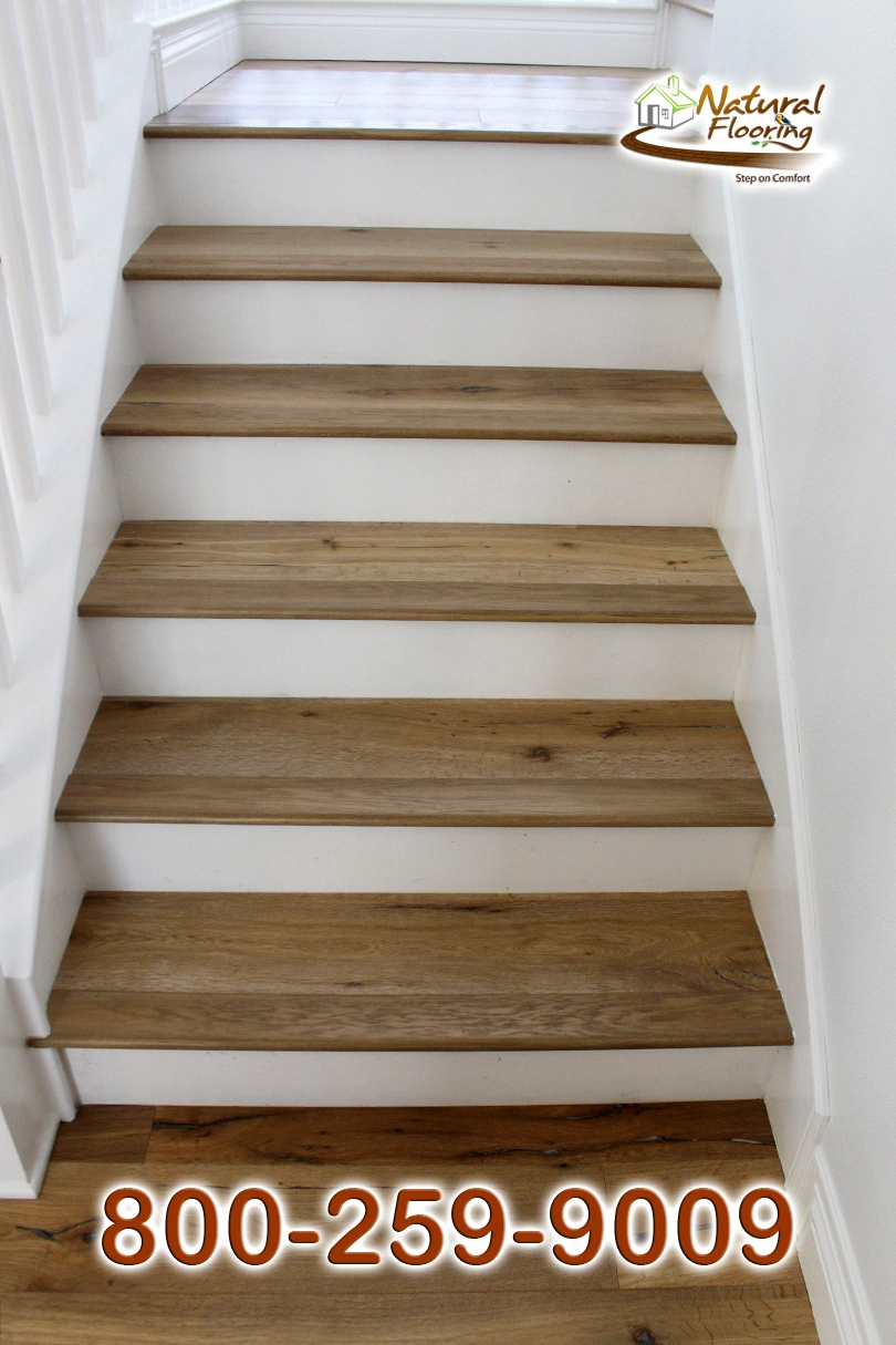 Closed Step White Riser White Skirtboard