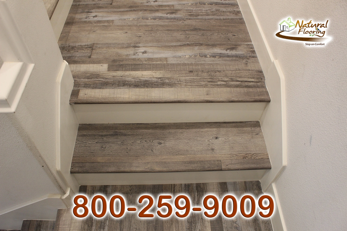 Closed Step White Riser White Skirtboard