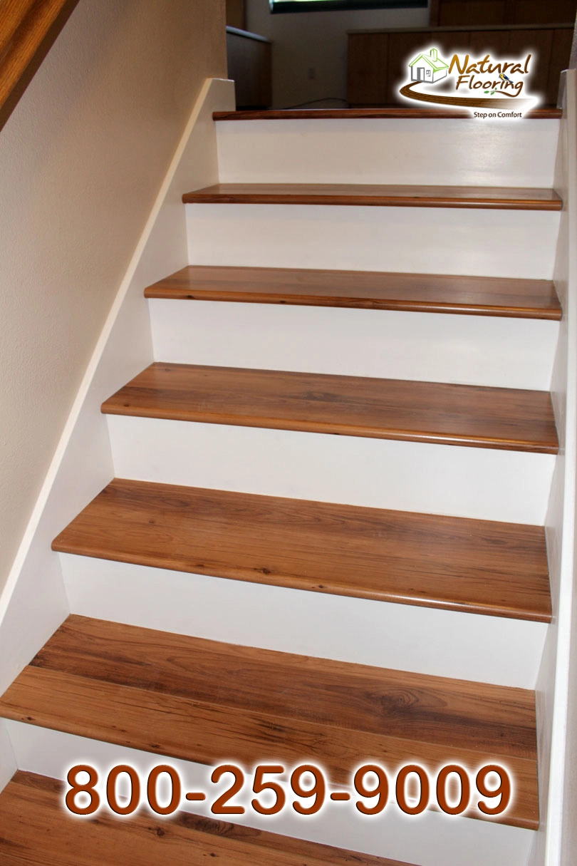 Closed Step White Riser White Skirtboard