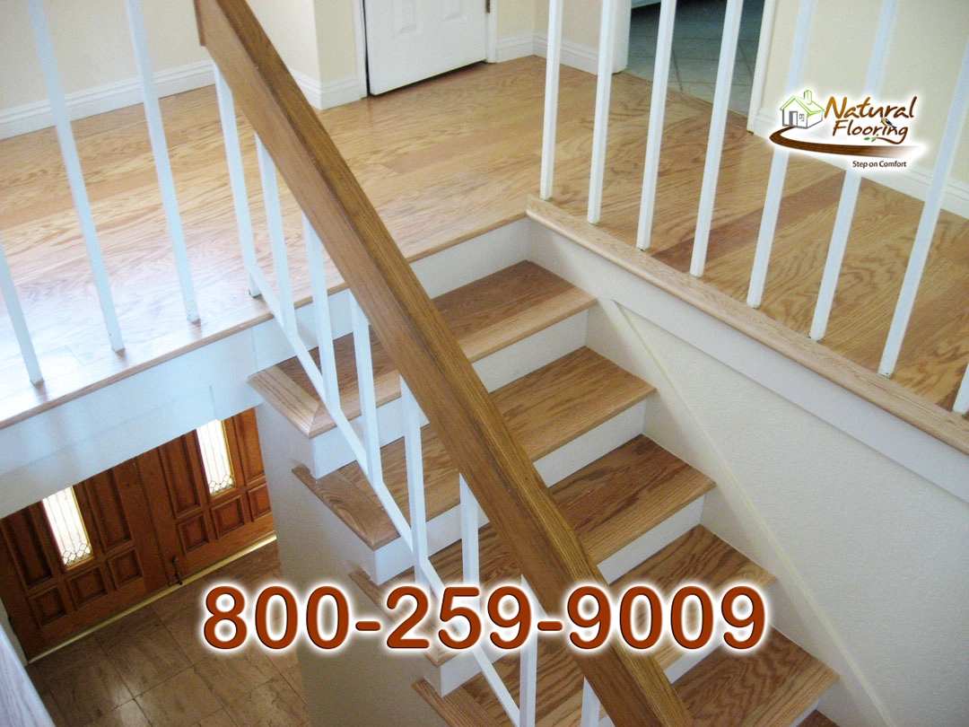 Closed Stairs, White Riser with White Skirtboard