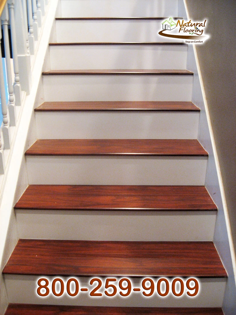 Closed Step White Riser White Skirtboard
