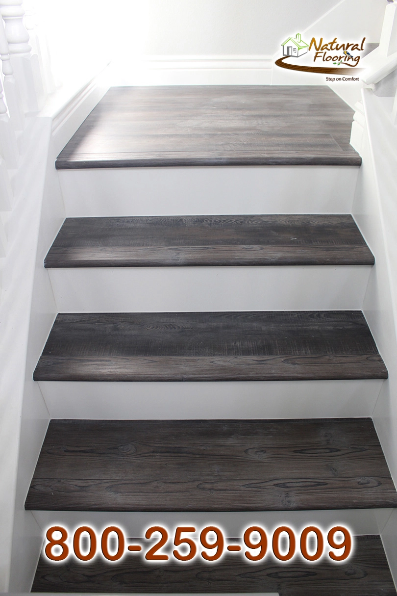 Closed Step White Riser White Skirtboard