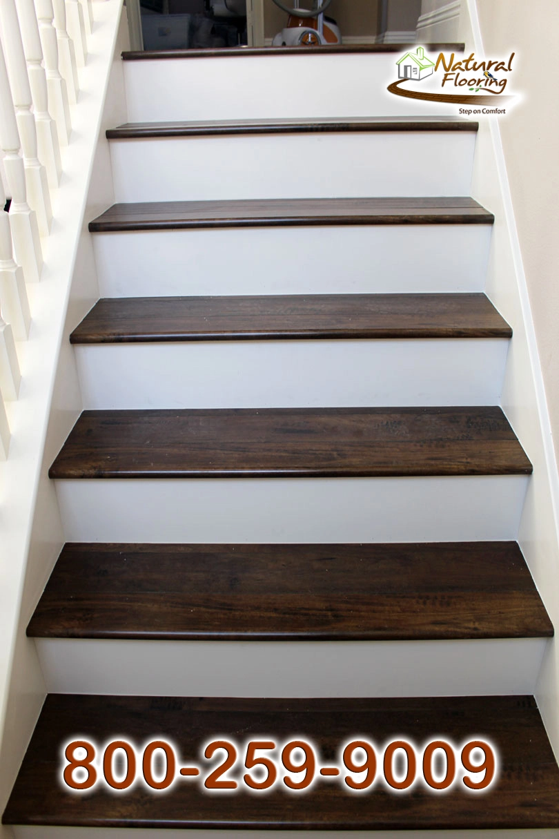 Closed Step White Riser White Skirtboard