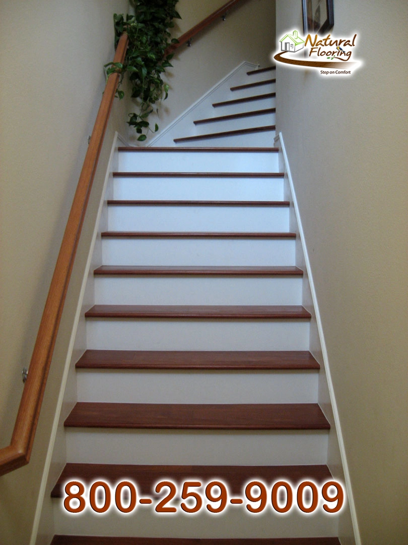 Closed Stairs, White Riser with White Skirtboard