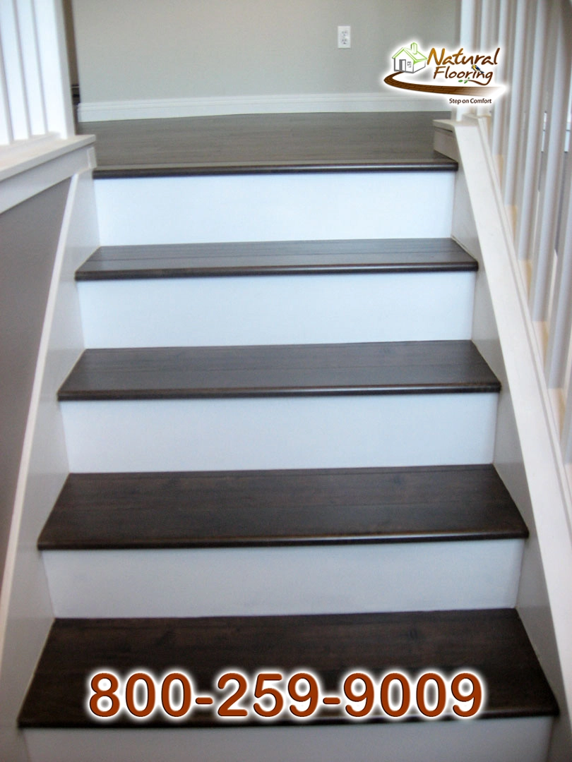 Closed Step White Riser White Skirtboard