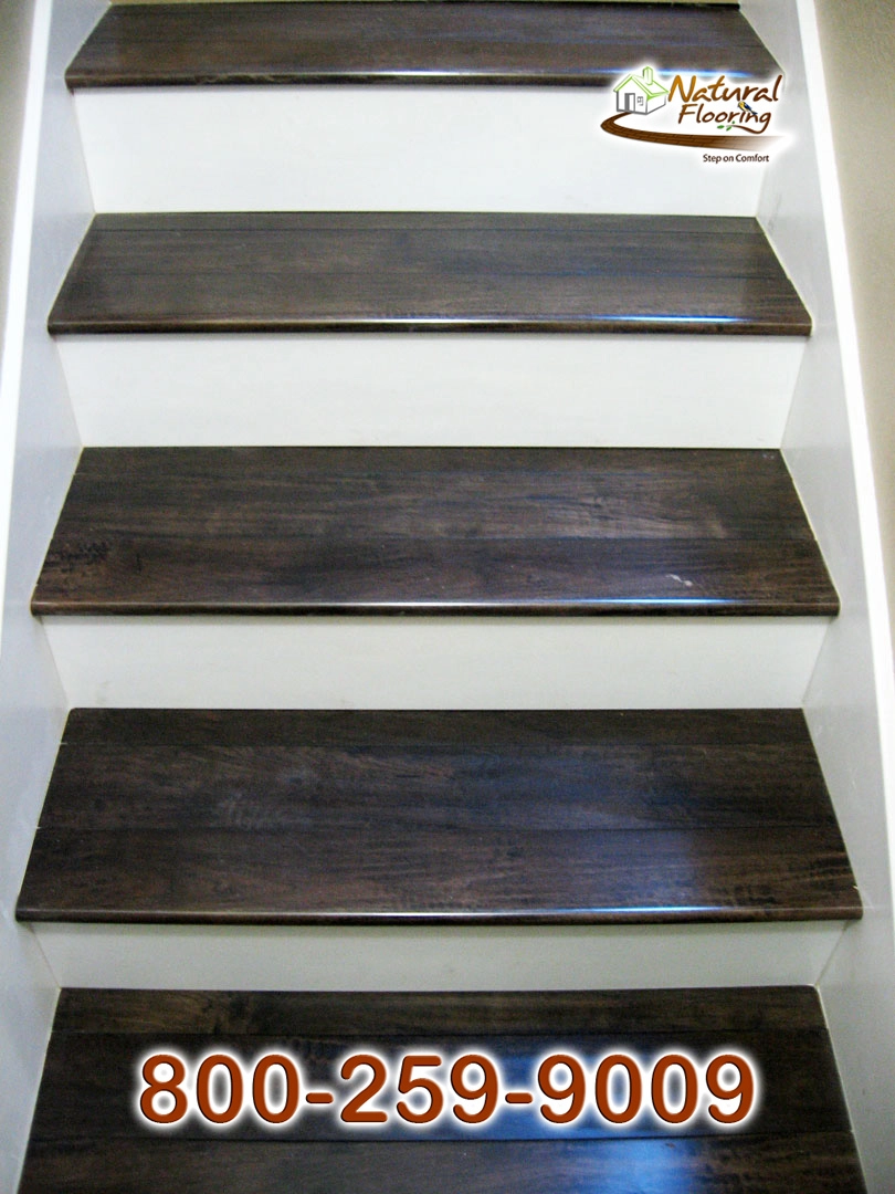Closed Step White Riser White Skirtboard