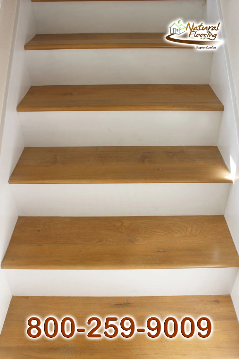 Closed Step White Riser White Skirtboard
