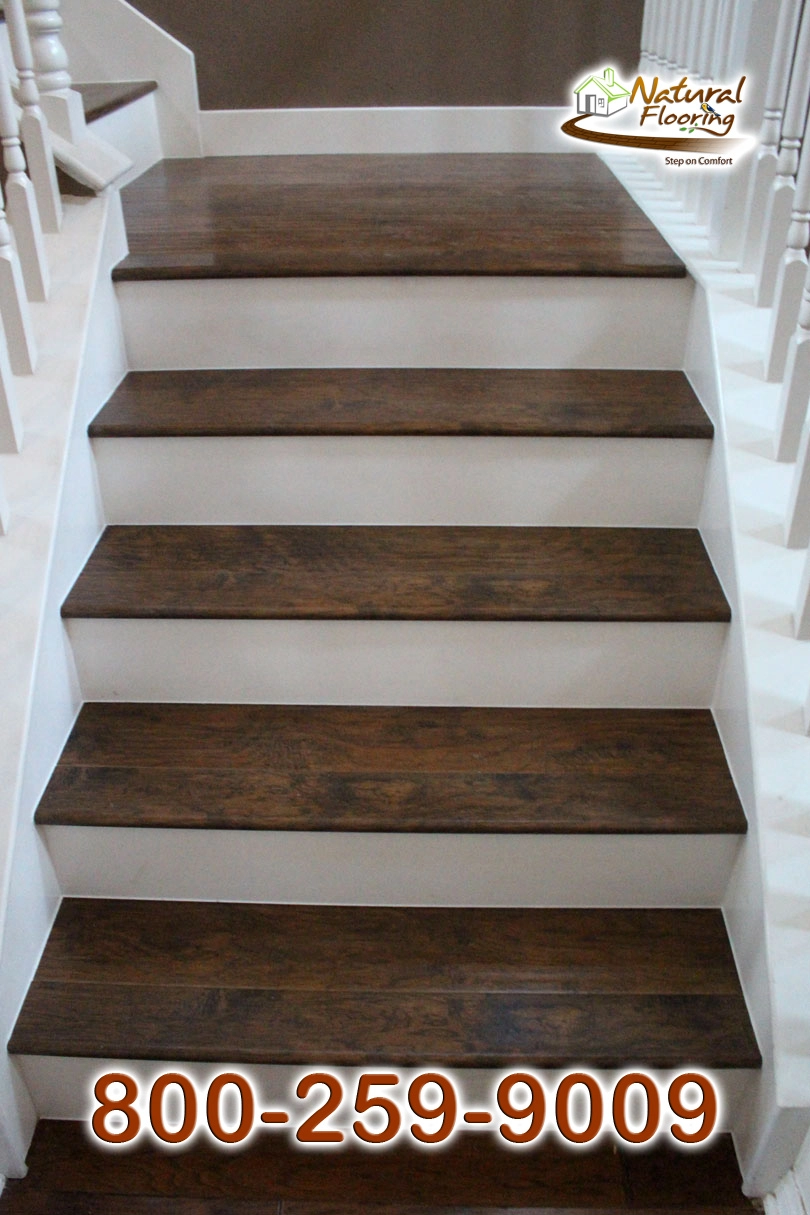 Closed Step White Riser White Skirtboard