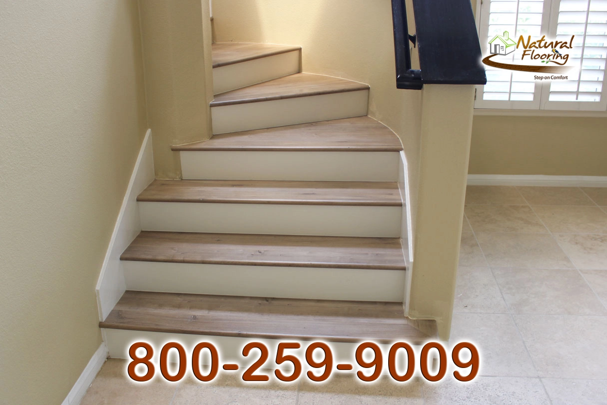 Closed Step White Riser White Skirtboard