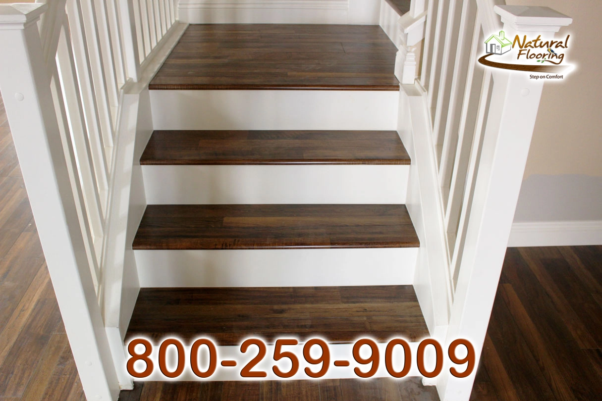 Closed Step White Riser White Skirtboard