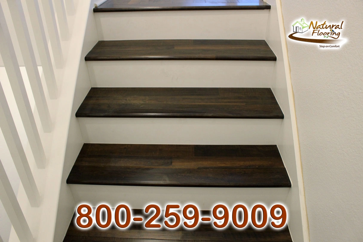 Closed Step White Riser White Skirtboard