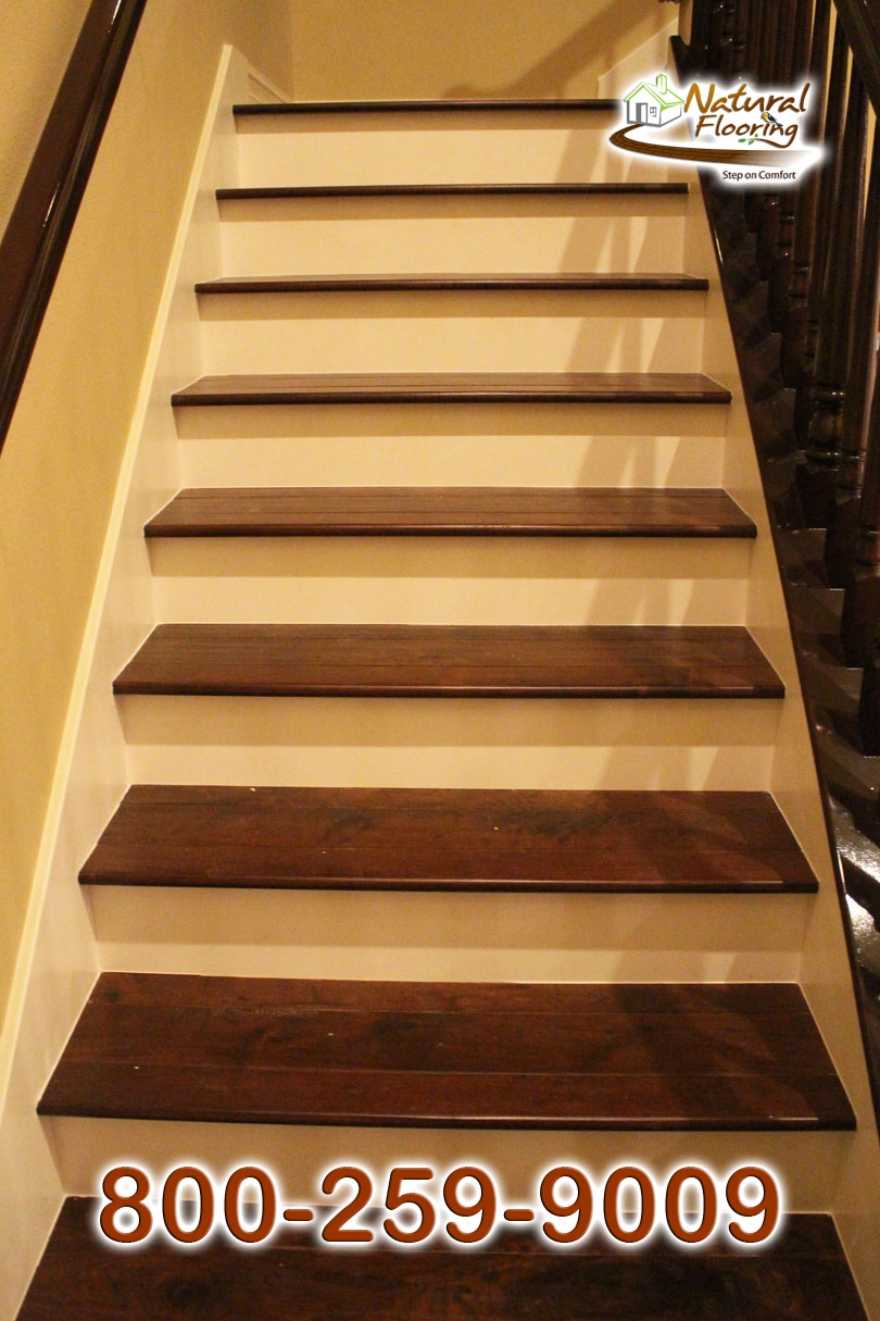 Closed Step White Riser White Skirtboard