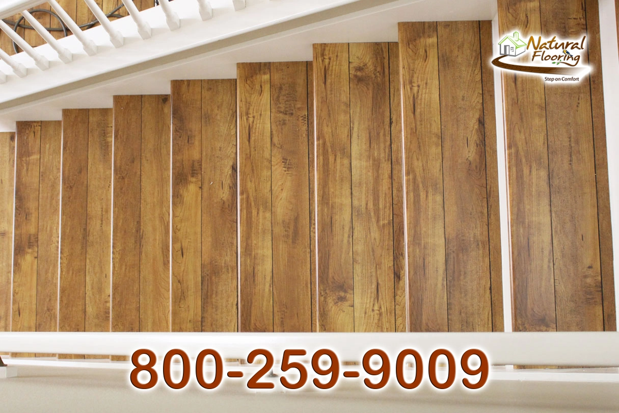 Closed Step White Riser White Skirtboard