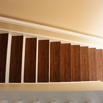 Exotic Walnut Laminate Stairs Eastwood 3
