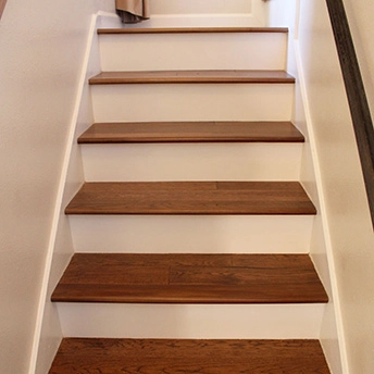 Hickory Harvest Oasis Distressed Engineered Wood Stairs 1 186596